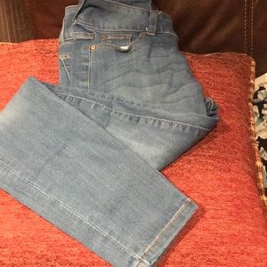 Denim Midrise Skinny Ankle Jeans